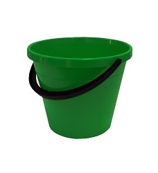 Kbelík plastový 7l zelený